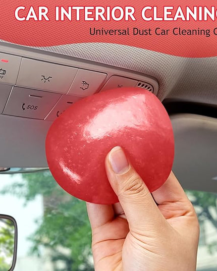 Car Cleaning Gel Car Cleaning Putty Car Putty Car Interior Cleaner Car Slime Car Detailing Kit Car Accessories Gifts for Men Women Stocking Stuffers Red
