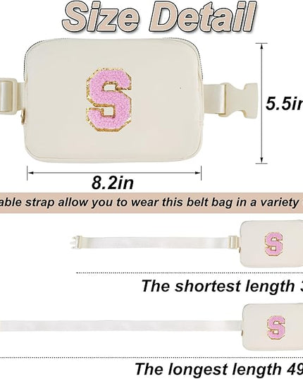 Uygafly Valentines Day Gifts for Teenage Girls - Birthday Gifts for Girls Teens Kids,Fanny Pack Crossbody Bag Teacher Gifts for 4 5 6 7 8 9 10 11 12 13 14 15 Year Old Girl | Cream,S