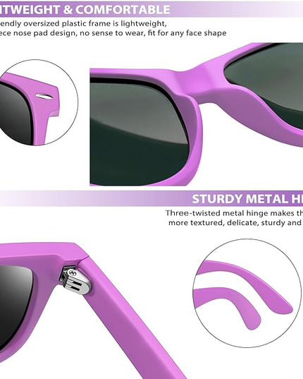 Joopin Square Sunglasses Polarized UV Protection Trendy Designer Sun Glasses Men Women