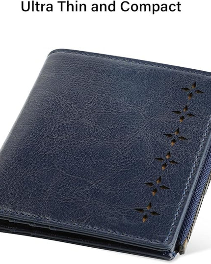 Lavemi Ultra Thin Small Compact Leather Womens Girls Wallets RFID Blocking Credit Card Holder for Women