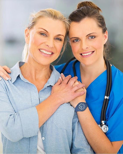 GOLDEN HOUR Waterproof Sports Analog Unisex Watches for Nurse Medical Professionals, Students - Military Time Glowing Easy to Read Dial, Jelly Silicone Strap