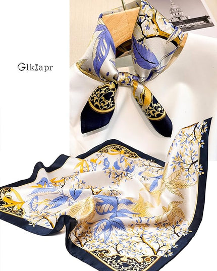Satin Bandana Headscarf for Women Silky Hair Scarves for Fashion Lightweight