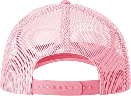 TZ Promise Men Women Plain Cotton Trucker Cap with Breathable Mesh Back, Snapback Baseball Hats
