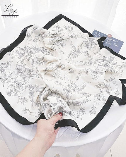 Satin Bandanas Head Scarf For Women Hair Scarves Accessories Lightweight Fashion Wrap Neck Silk Sleeping Headscarf