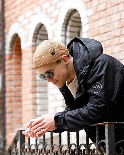 Fisherman Beanie Hats for Men Women,Knit Trawler Skull Cap,Watch Cap,Spring Fall Winter Warm Short Hats