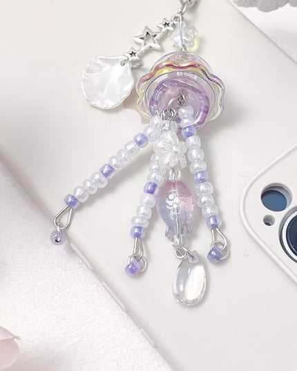 1-4PCS Cute Phone Charms Aesthetic Y2K Cell Phone Charms Strap Strawberry Butterfly Star PhoneCharm Y2K Accessories for Bag Keychain Airpods Camera Pendants Decor