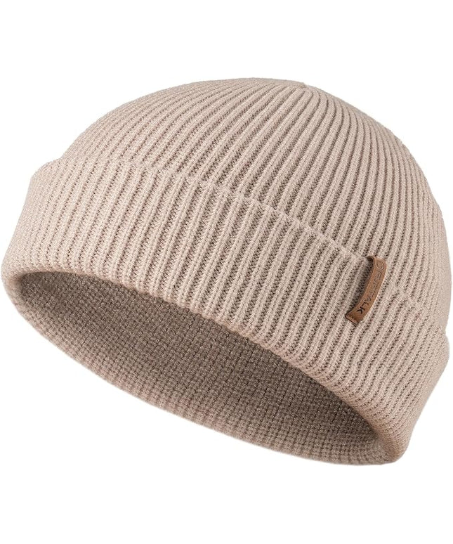 FURTALK Fisherman Beanie for Men Women 2 Styles Cuffless or Cuffed Knitted Unisex Winter Hat Outdoor All-Day Warmth