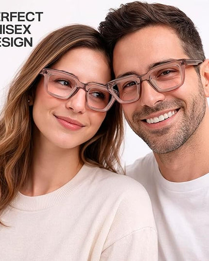 Colorado Home Co Clear Blue Light Blocking Glasses for Computer, Anti Eye Strain Office Screen Glasses for Men & Women