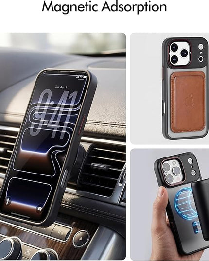 Magnetic UV Filter for iPhone 17 ProMAX with case | Compatible w MagSafe | Quick-Release System for CPL/ND/VND (Sold Separately) | Phone Video Lens Accessory Camera Lens Protector for Vlog Live