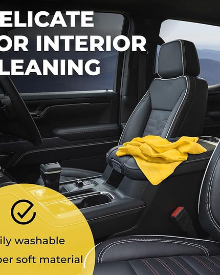 Premium XL Shammy Towel for Car - (34”x25”) - Super Absorbent Chamois Cloth - Spots and Scratch-Free - Reusable Car Drying Towels