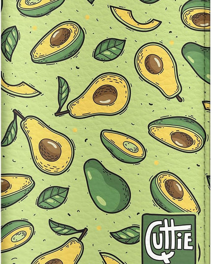 Passport Cover for Kids, Women and Men, Cute Travel Passport Holder (Avocado Pattern)