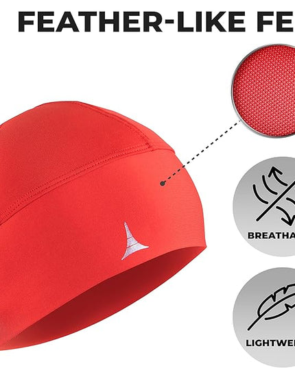 Helmet Liner Sweat Wicking Skull Cap Beanie. Ultimate Performance Moisture Wicking. Fits Under Helmets