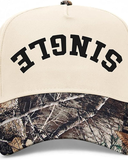 Single Upside Down Hat | Premium Adjustable Snapback Baseball Vintage Trucker Hats for Men & Women
