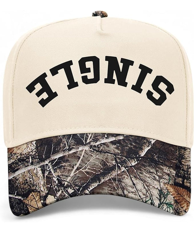 Single Upside Down Hat | Premium Adjustable Snapback Baseball Vintage Trucker Hats for Men & Women