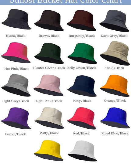 Utmost Bucket Hat | Two Tone Dual Color and Gradient Styles | Lightweight & Packable | Outdoor Summer Sun Hat