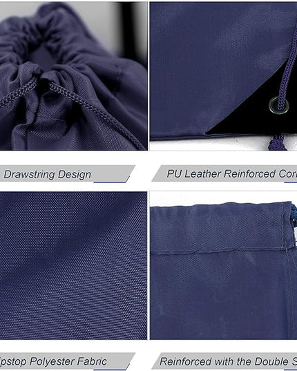 BeeGreen Drawstring Backpack Bags 20,30,50 Packs Reflective String Bags for Gym Sport Trip Cinch Sack DIY for Women Men