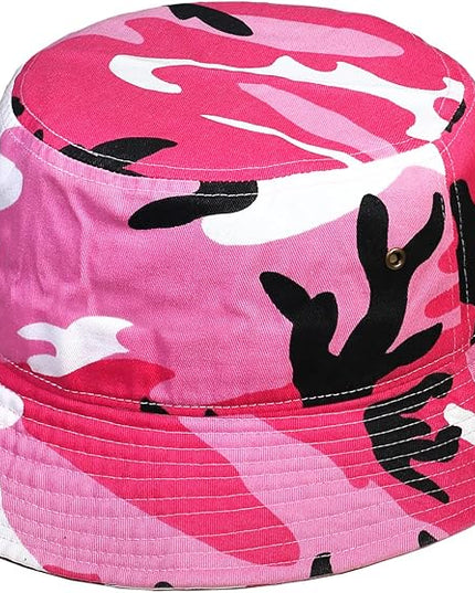 Falari Men Women Unisex Cotton Bucket Hat 100% Cotton Packable for Travel Fishing Hunting Summer Camp