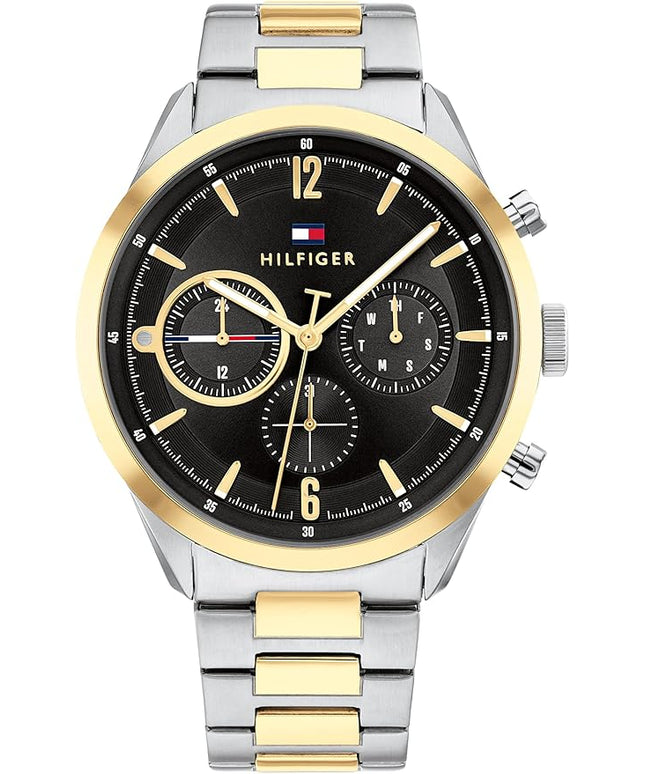 Tommy Hilfiger Men's Multifunction Watch – Stainless Steel, Classic Quartz Timepiece
