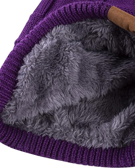 REDESS Beanie Hat for Men and Women Winter Warm Hats Knit Slouchy Thick Skull Cap