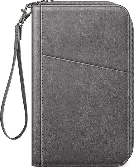 Fintie Family Passport Holder Wallet, RFID Blocking Travel Document Organizer Clutch Bag Credit Cards Case Cover for Women Men