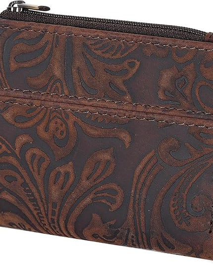 Oak Leathers Wallet For Women Full Grain Leather - Small RFID Coin Purse Credit Card & ID Holder for Ladies,Bifold Wallets for Teenager | Small, RFID, Coin Purse, for Ladies, for Teenager