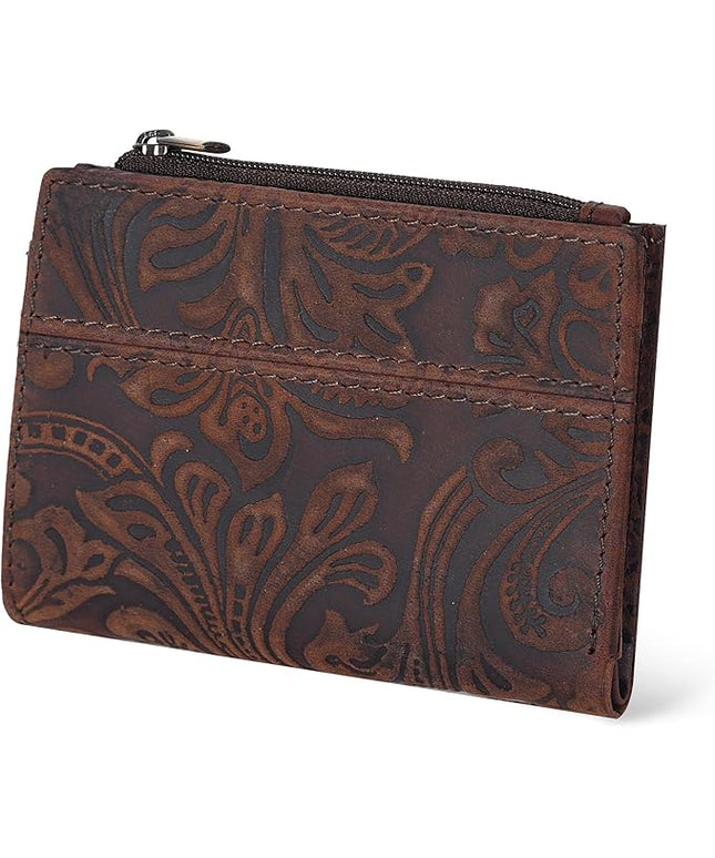 Oak Leathers Wallet For Women Full Grain Leather - Small RFID Coin Purse Credit Card & ID Holder for Ladies,Bifold Wallets for Teenager | Small, RFID, Coin Purse, for Ladies, for Teenager