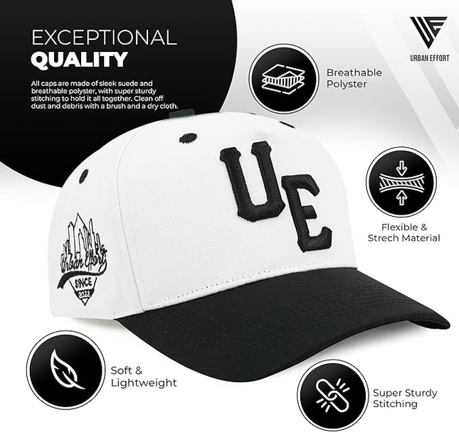 Urban Effort Vintage Trucker hat - for Men Women Baseball Hat - Trendy Sports Snapback Closure for Your Style & Outdoors