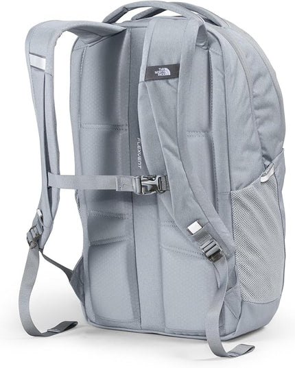 The North Face Vault Everyday Laptop Backpack - Commuter Travel Bag, Water-Repellent Finish, Spacious Compartment, Mid Grey Dark Heather/TNF Black-NPF, One Size