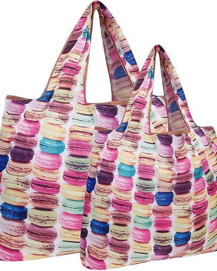 allydrew Large Foldable Tote Nylon Reusable Grocery Bags