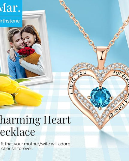 18K Rose Gold Necklaces for Women Birthday Gifts for Women Jewelry for Women Birthday Gifts for Wife Girlfriend Daughter Wife Birthday Gifts for Anniversary Mothers Day Christmas Valentines Gifts