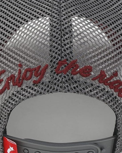 ililily Premium Road Trip Vintage Distressed Snapback Trucker Hat Baseball Cap