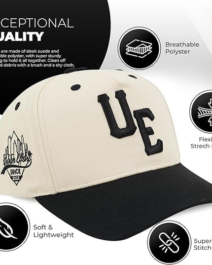 Urban Effort Vintage Trucker hat - for Men Women Baseball Hat - Trendy Sports Snapback Closure for Your Style & Outdoors
