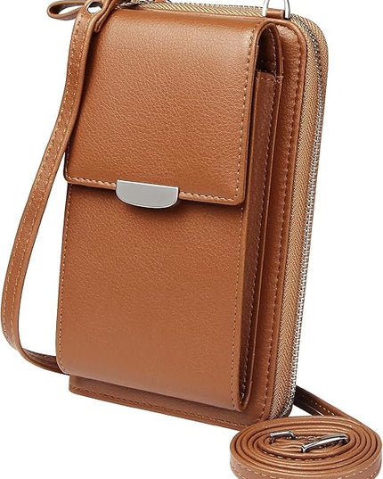 KUKOO Small Crossbody Bag Cell Phone Purse Wallet with Credit Card Slots for Women