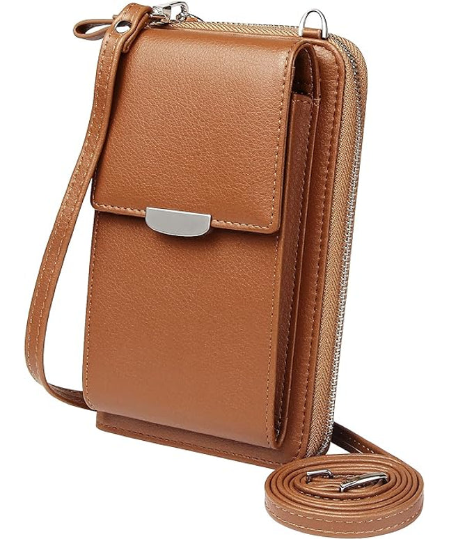 KUKOO Small Crossbody Bag Cell Phone Purse Wallet with Credit Card Slots for Women