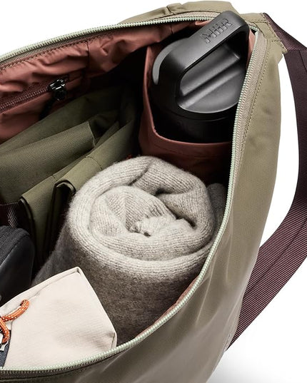 Bellroy Laneway Crescent Bag (12 liter streamlined, crescent crossbody with internal and external pockets, adjustable strap and surprising storage) - SeaKelp