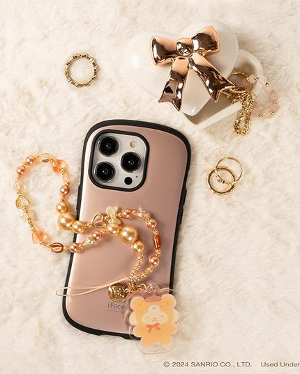 iFace Hello Kitty and Friends Beaded Wristlet Universal Charm Strap [Latte Bear Series] – Cute Wrist Strap for Cell Phone Camera Keys AirPods