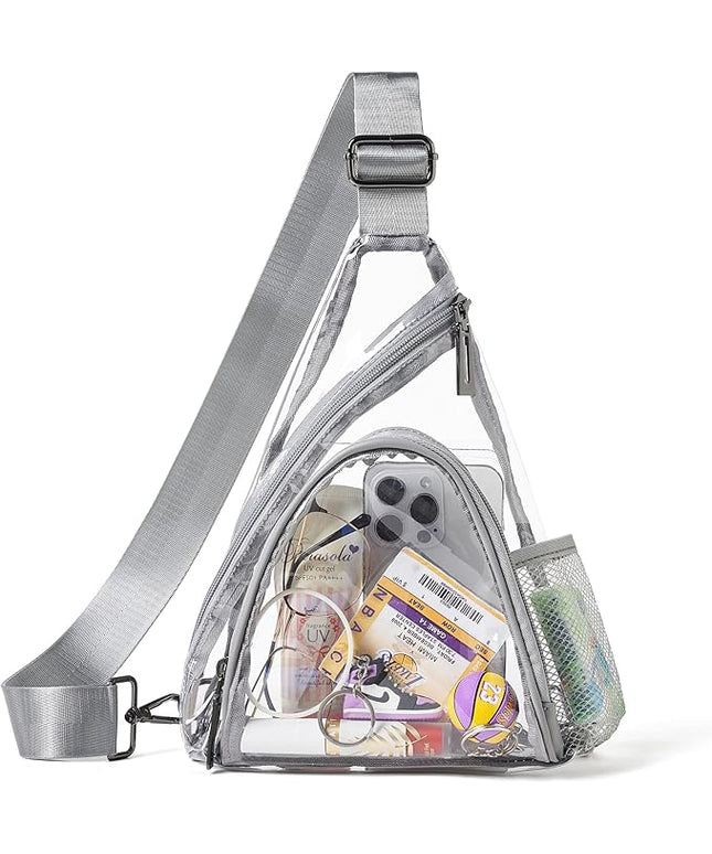 7L Sling Bag For Women Men Backpack Fanny Pack Crossbody Chest Travel Shoulder Belt Bags Purse Handbag PU Leather