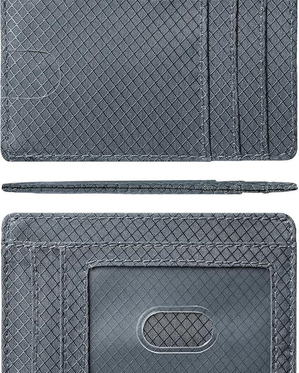 Artpaxy Slim Wallet for Men & Women, Minimalist Front Pocket Card Holder for Travel, RFID Blocking, Water Resistant Nylon Wallet for ID & Cash & Credit Card