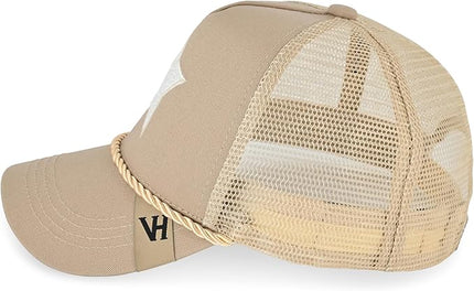 VINTAGE HAVANA Trucker Hats Women | Mesh Adjustable Snapback Hat | Men & Women Cute Trendy Fashion Baseball Cap