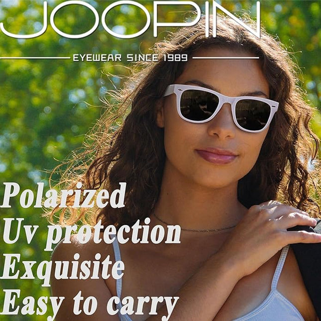 Joopin Square Sunglasses Polarized UV Protection Trendy Designer Sun Glasses Men Women