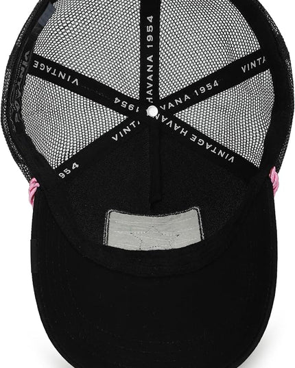 VINTAGE HAVANA Trucker Hats Women | Mesh Adjustable Snapback Hat | Men & Women Cute Trendy Fashion Baseball Cap