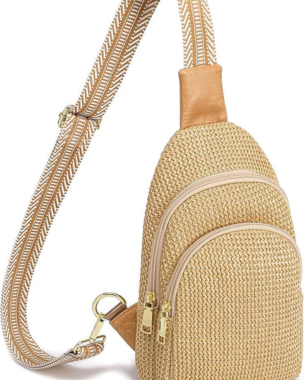 INICAT Faux Straw Crossbody Bags Beach Gifts Valentines Day Her Cruise Ship Essentials Women Summer Small Sling Purses