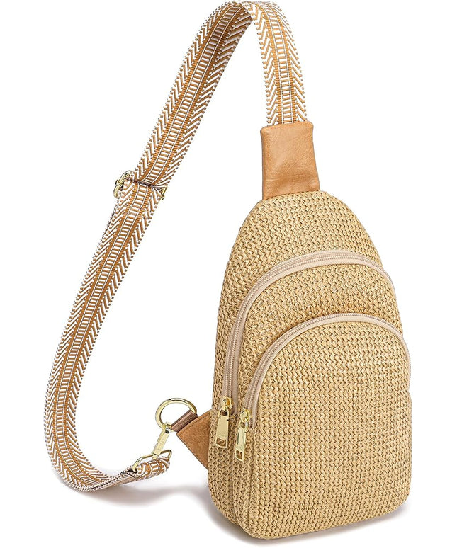 INICAT Faux Straw Crossbody Bags Beach Gifts Valentines Day Her Cruise Ship Essentials Women Summer Small Sling Purses