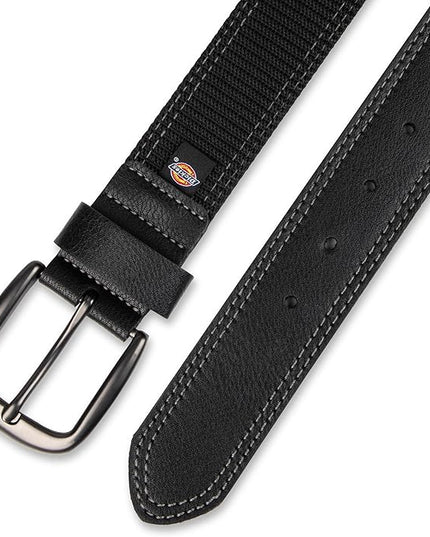 Dickies mens Industrial Strength Leather Belt – Workwear, Durable, Reinforced, Heavyweight