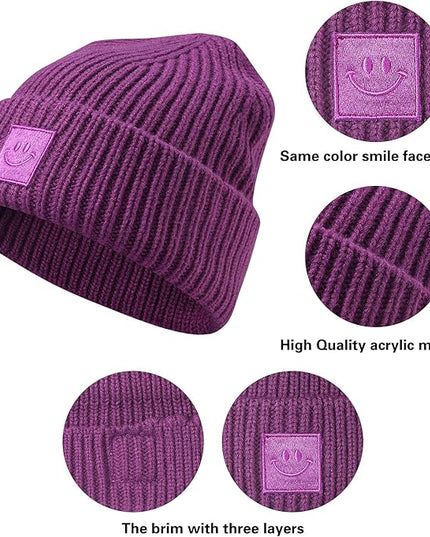 MaxNova Beanie Hat Thick Warm Winter Hat Unisex