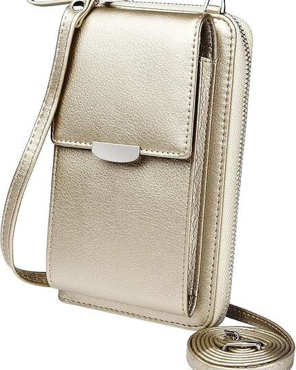 KUKOO Small Crossbody Bag Cell Phone Purse Wallet with Credit Card Slots for Women