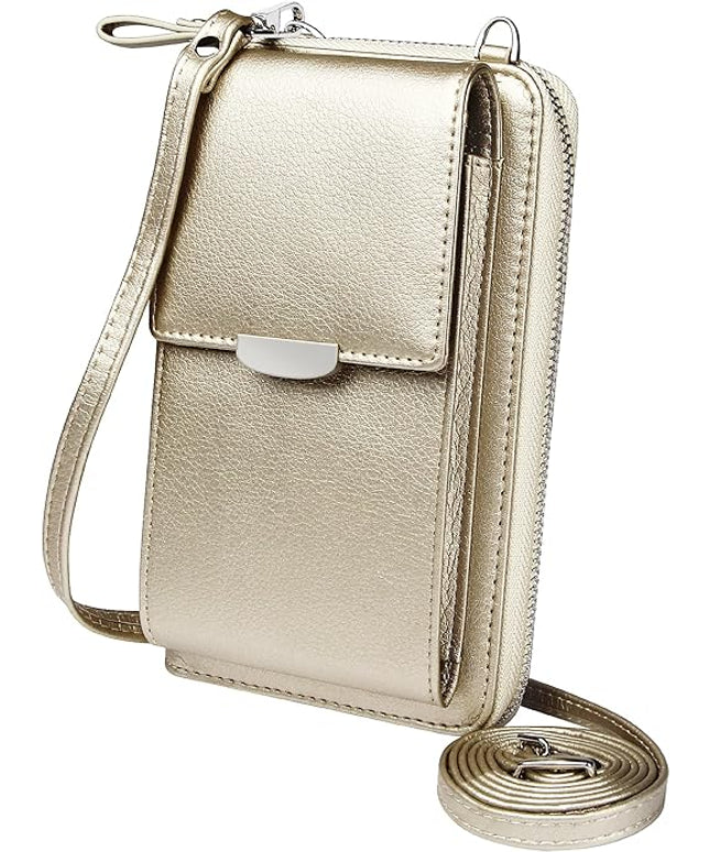 KUKOO Small Crossbody Bag Cell Phone Purse Wallet with Credit Card Slots for Women