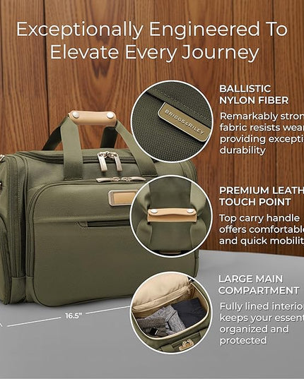 Briggs & Riley Travel Duffel Bag - Weekender & Overnight Luggage for Women & Men, Softside Bag