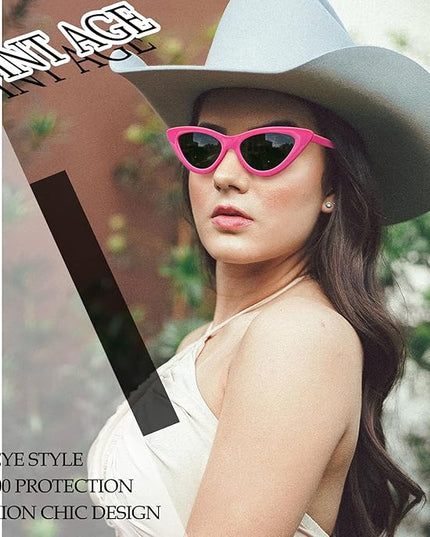 Joopin Polarized Cat Eye Sunglasses for Women Vintage Cateye Sun Glasses UV400 Protection