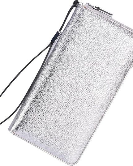 Lavemi Small Compact Women Wallet RFID Blocking Genuine Leather Bifold Purse with ID Windows